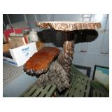 FOLK ART STUMP TABLE