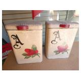 EARLY DECO CANISTERS