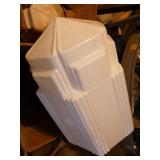 VIEW 3 WHITE MILK GLASS LIGHTS