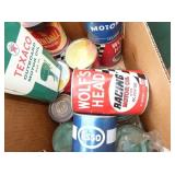 VARIOUS ADVERTISING CANS