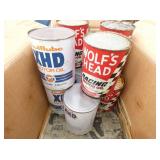 VARIOUS ADVERTISING CANS