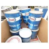 ESSO MOTOR OIL CANS