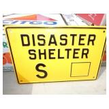 DISASTER SHELTER SIGN