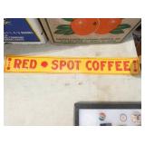 RED SPOT COFFEE SIGN