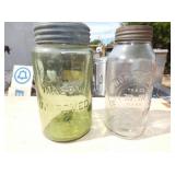 EMB. MASON, HORLICK JARS