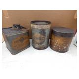 EARLY OIL CANS