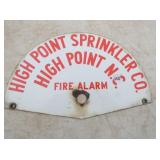 HIGH POINT SPRINKLER CO. NC SIGN