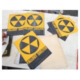 FALL OUT SHELTER SIGNS