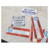 FENCE SIGNS, PUMP SIGN,