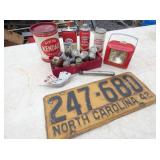 NC TAG, LANTERN, ADV. TINS