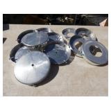 SMALL AND LG HOLE GLOBE RINGS