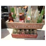 VARIOUS SODA BOTTLES/CRATES