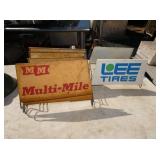 TIRE STORE DISPLAY RACKS