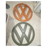 1968 ORIG. 12IN VW VAN EMBLEMS