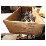 EXPLOSIVE WOODEN BOX