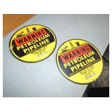 WARNING PIPELINE SIGNS