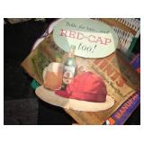 RED CAP CB ADV. SIGN