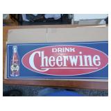 CHEERWINE SIGNS W/ BOTTLE