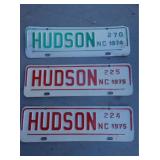 HUDSON NC CITY TAGS