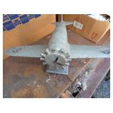 VIEW 3 CLOSEUP AIRPLANE CLOCK