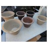 VARIOUS NC POTTERY CROCKS