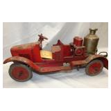 EARLY TIN BUDDYL PUMPER TRUCK