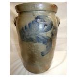 VIEW 4 4G. BLUE COBALT POTTERY JAR