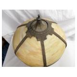 VIEW 5 18IN SLAG GLASS PARLOR LAMP