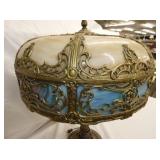 VIEW 5 NICE STAINED GLASS LAMP