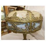 VIEW 6 18IN STAINED GLASS PARLOR LAMP