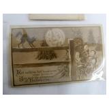 VIEW 3 EARLY HALLOWEEN POSTCARDS