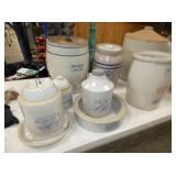 GROUP PICTURE STONEWARE WATERS, CROCKS