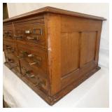 VIEW 4 SIDE OAK 6 DRAWER FILE