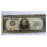 1934 $500 BILL