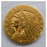 1927 $2 1/2 GOLD INDIAN
