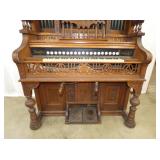 VIEW 6 OAK ORNATE ORGAN