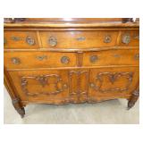 VIEW 8 OAK DOUBLE MIRROR SIDEBOARD