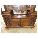 VIEW 4 CARVED FRONT OAK HORNER