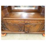 VIEW 10 W/ BEVELED MIRROR, CARVINGS