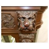 VIEW 8 VERY DETAILED LION HEADS