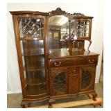 ORNATE OAK SIDEBOARD