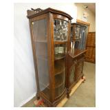 VIEW 8 ORNATE OAK CHINA/SIDEBOARD