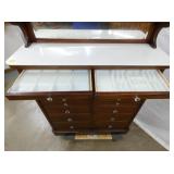 VIEW 7 W/ MILKGLASS DRAWER INSERTS