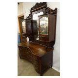 VIEW 6 BEV. MIRRORS,CARVINGS,LOG ROLL