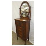 VIEW 6 RIGHTSIDE OAK LINEN CHEST