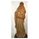 VIEW 6 OTHERSIDE 36IN CARVED STATUE