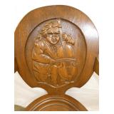 VIEW 2 CLOSEUP W/ CARVED MUSICIAN