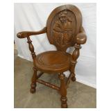 VIEW 4 ORNATE PARLOR ARM CHAIR