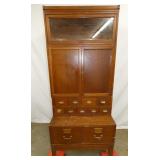 STACK OAK 5PC.FILE CABINET