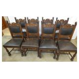 HARD TO FIND SET 8 HORNER CHAIRS